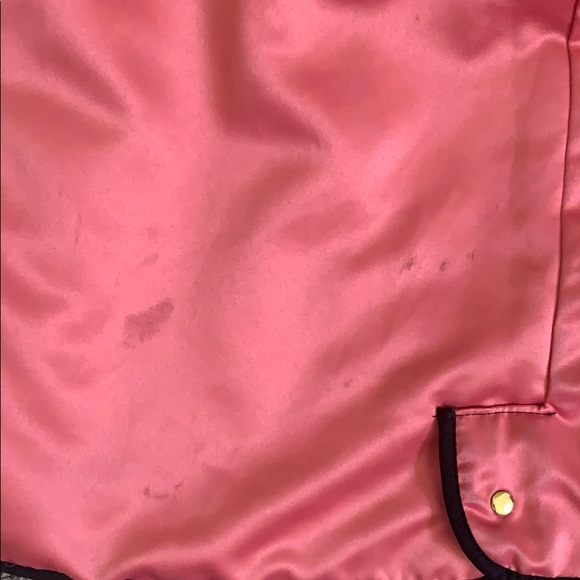 Coach. Black Outside Pink Inside Quilted Jacket - Picture 4 of 6